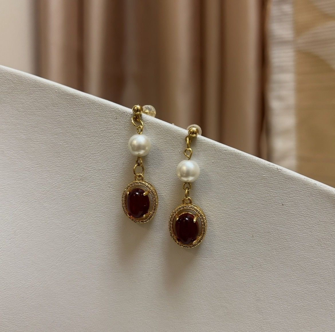 Royal Red Earrings