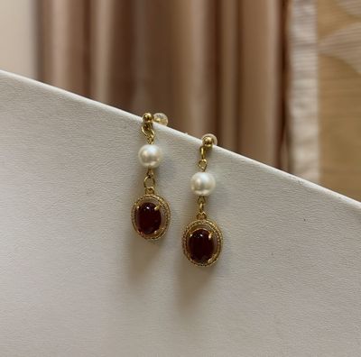 Royal Red Earrings