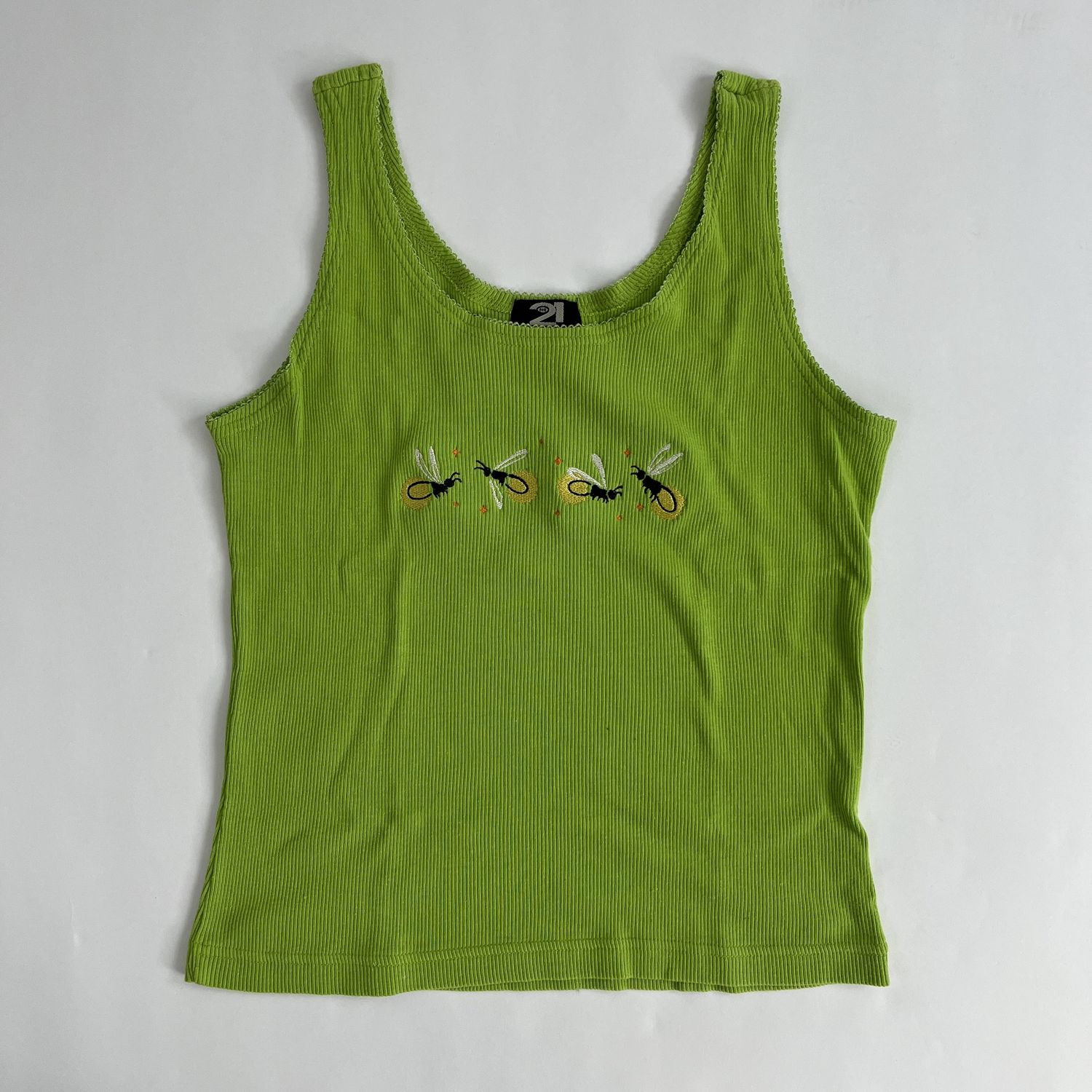 Firefly Embroidery, Colour: Green Tank