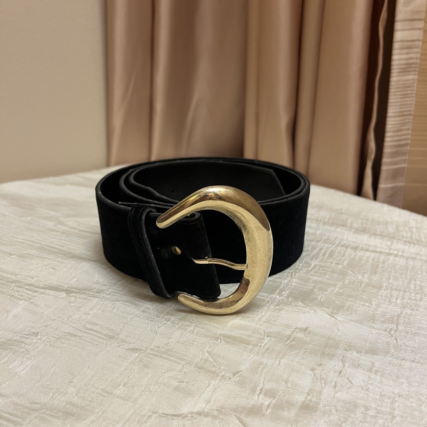 Black Velvet Belt