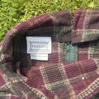 red and green plaid skirt