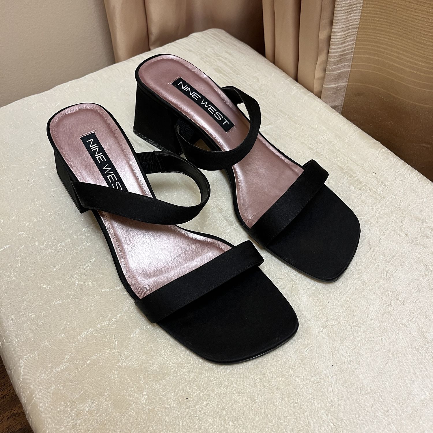 Strappy Black Heel Sandals