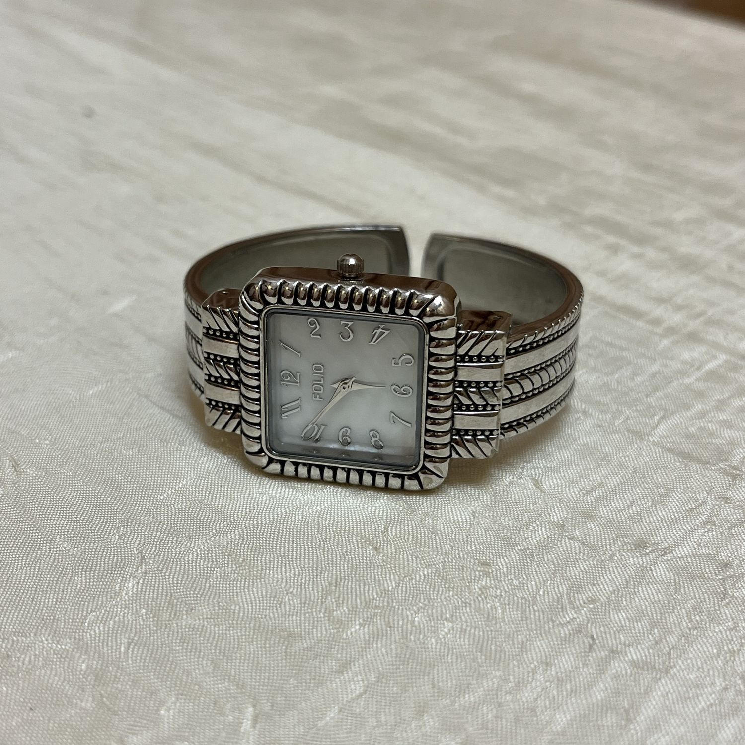 Wide Bangle Watch