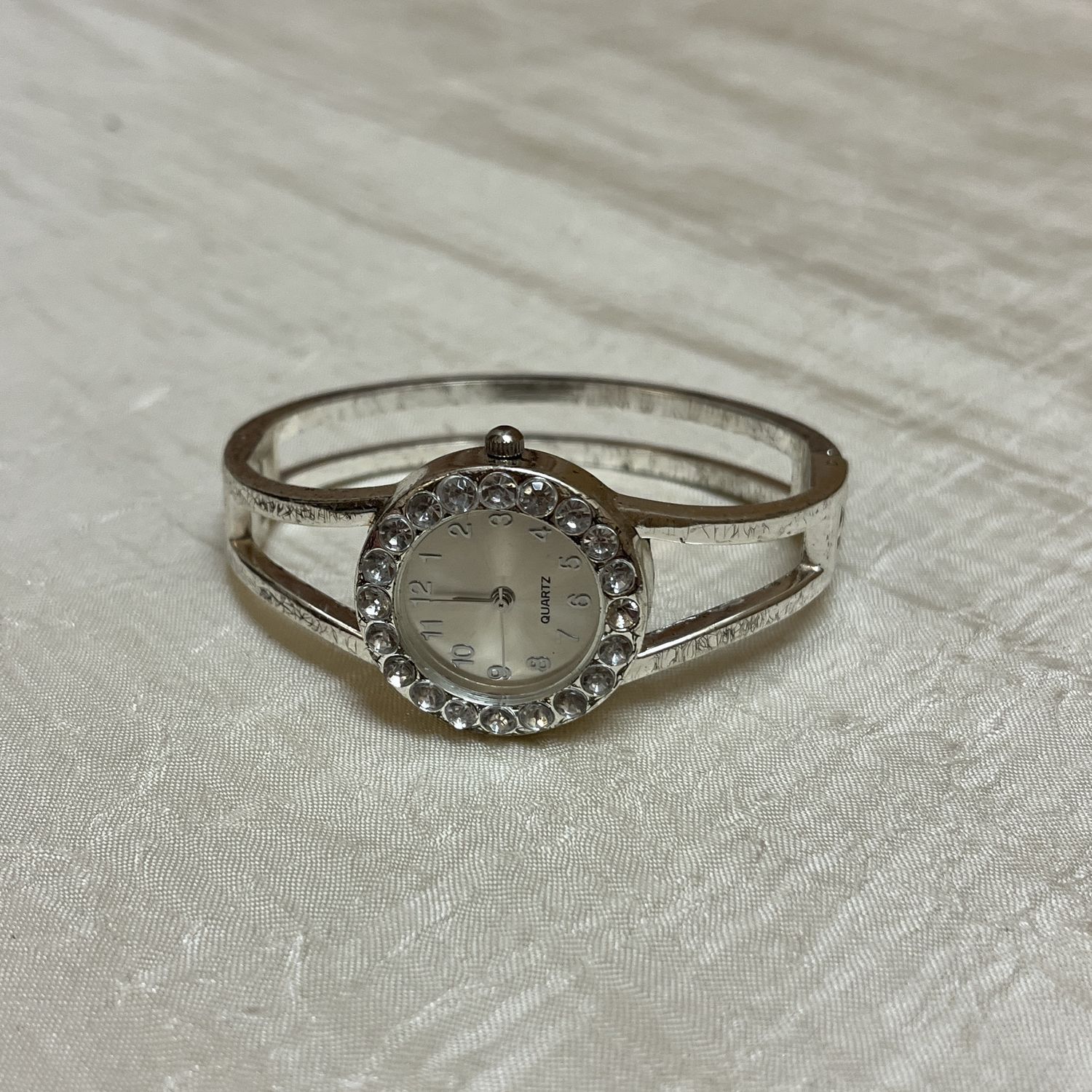 Diamond Face Bangle Watch