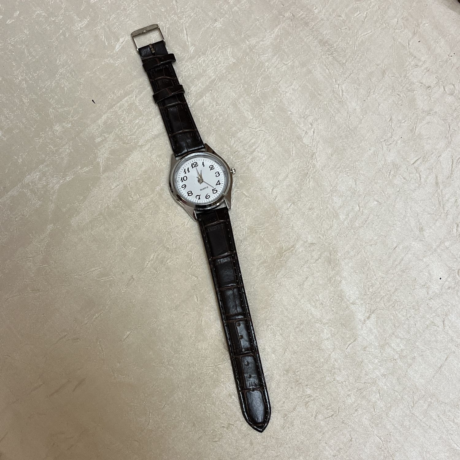 Brown Croc Strap Watch