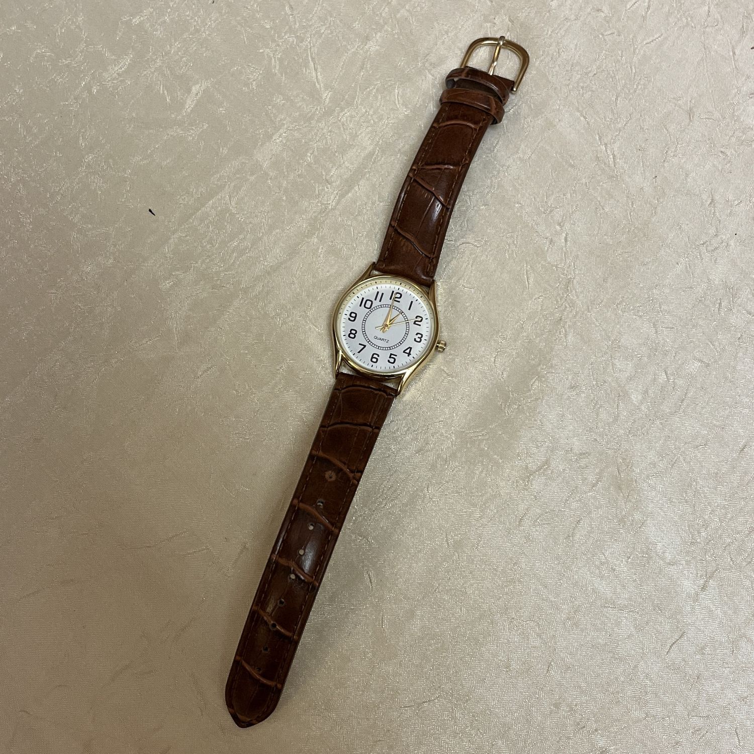 Brown and Gold Watch