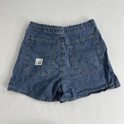 Tie Denim Shorts