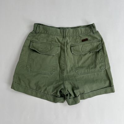 Green Utility Shorts
