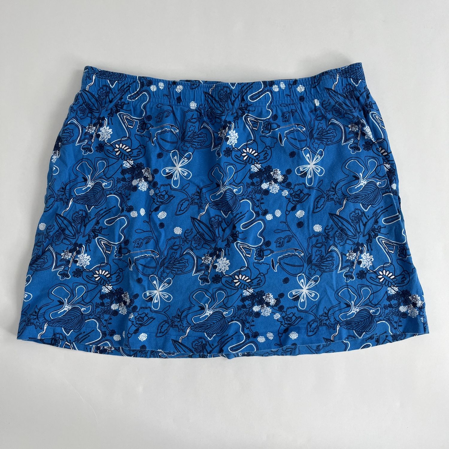 Blue Hawaiian Skirt