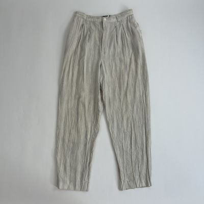 linen trousers