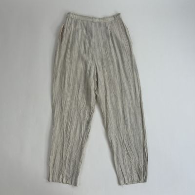 linen trousers