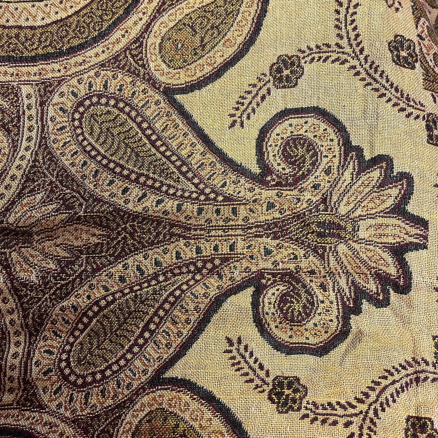 Neutral Paisley Scarf