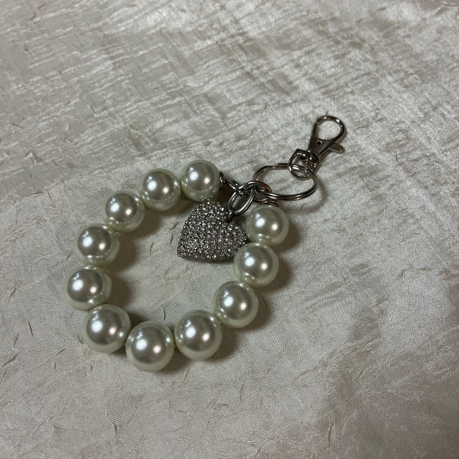 Chunky Pearl Keychain