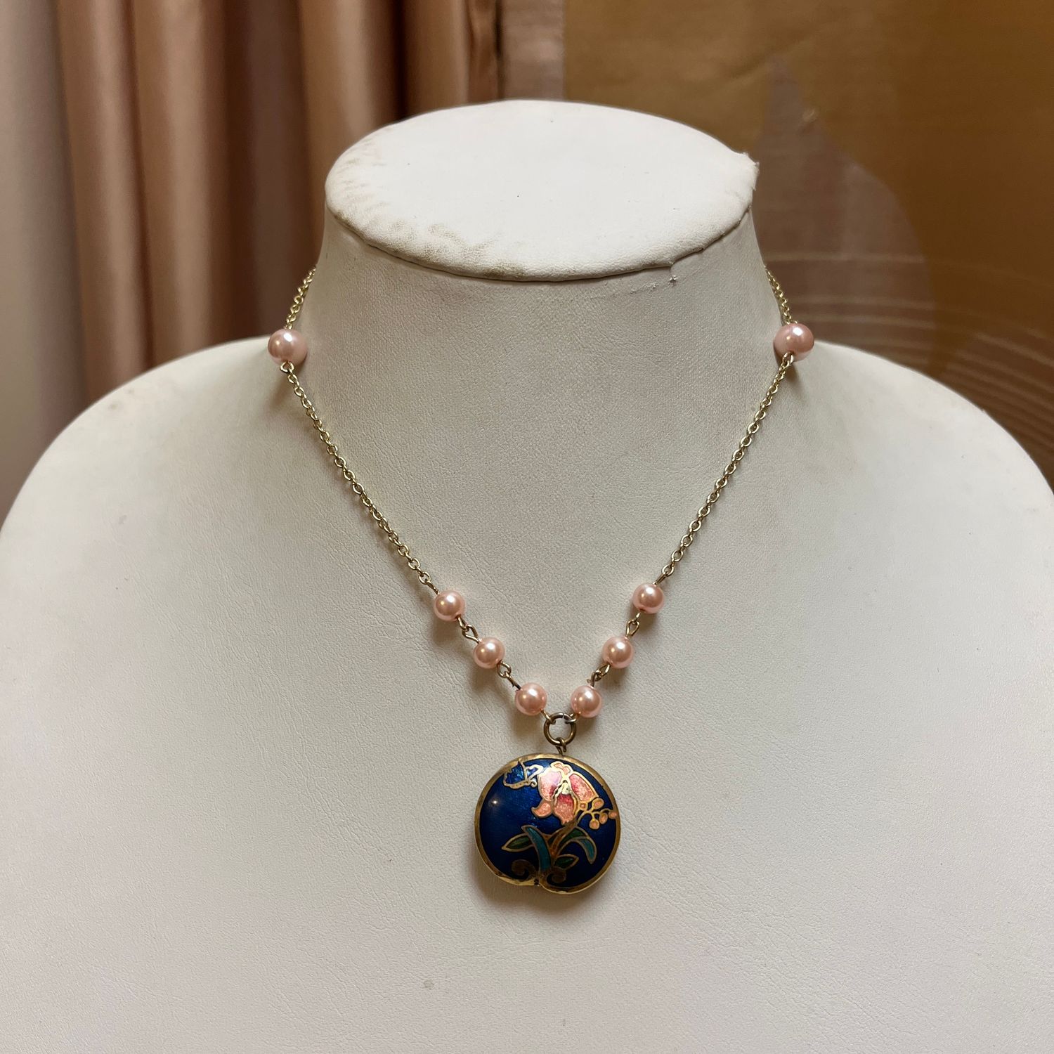 Orchid butterfly Necklace