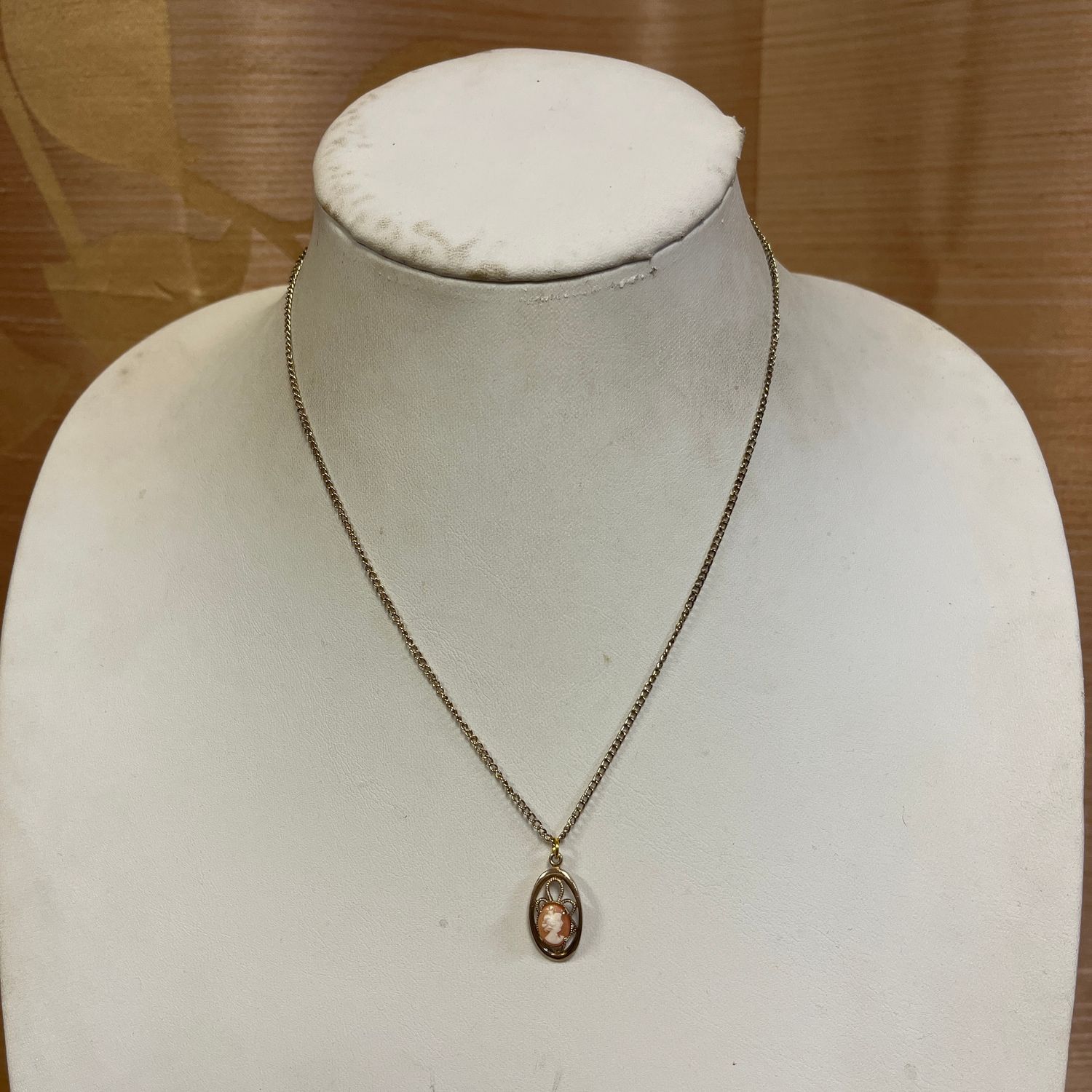 Dainty Cameo Necklace