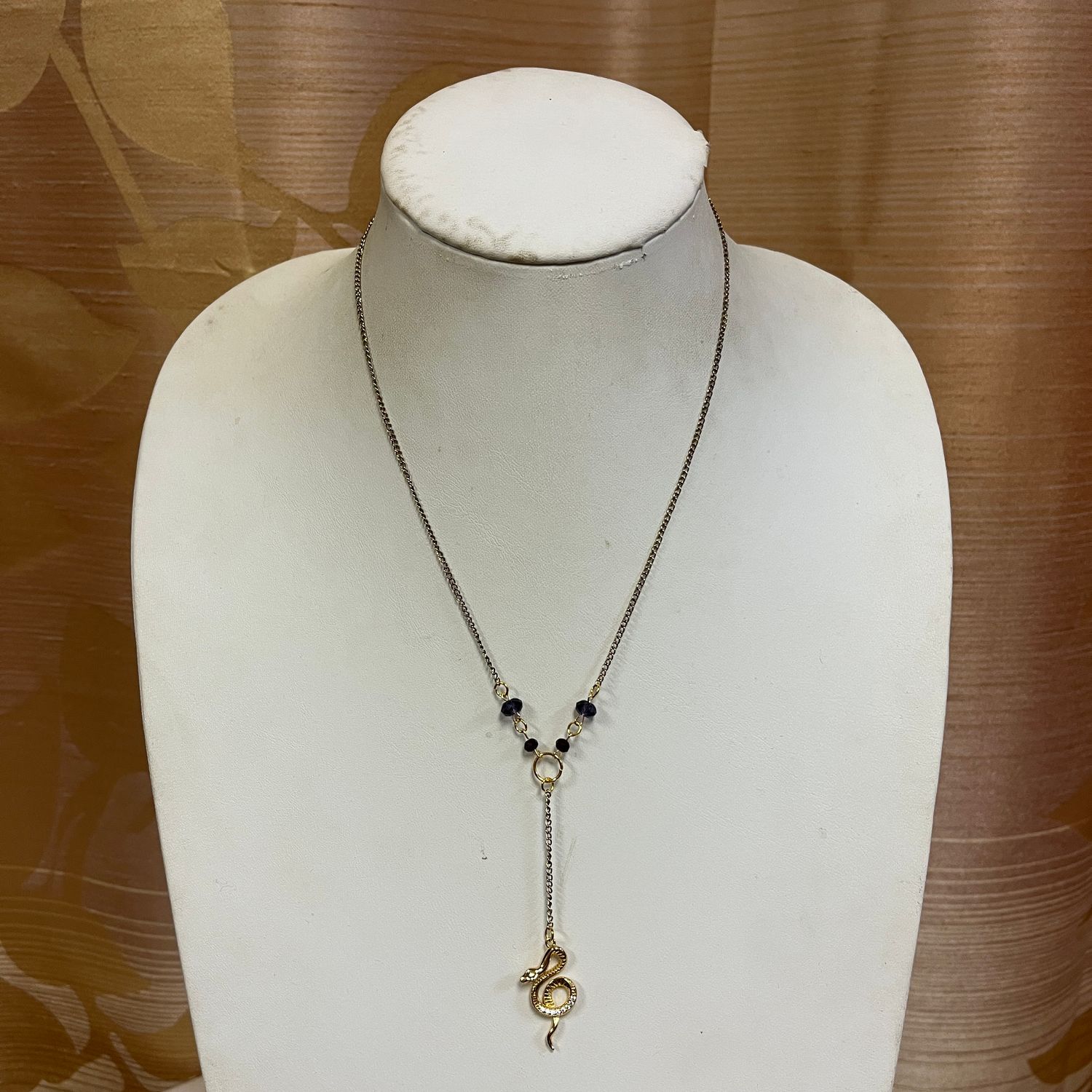 Rosary Snake Necklace