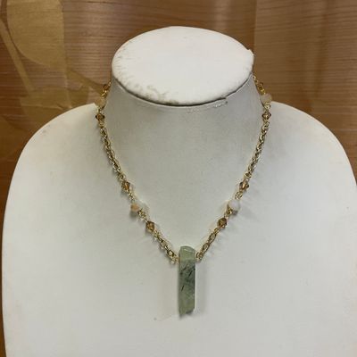 Green Crystal Neckalce