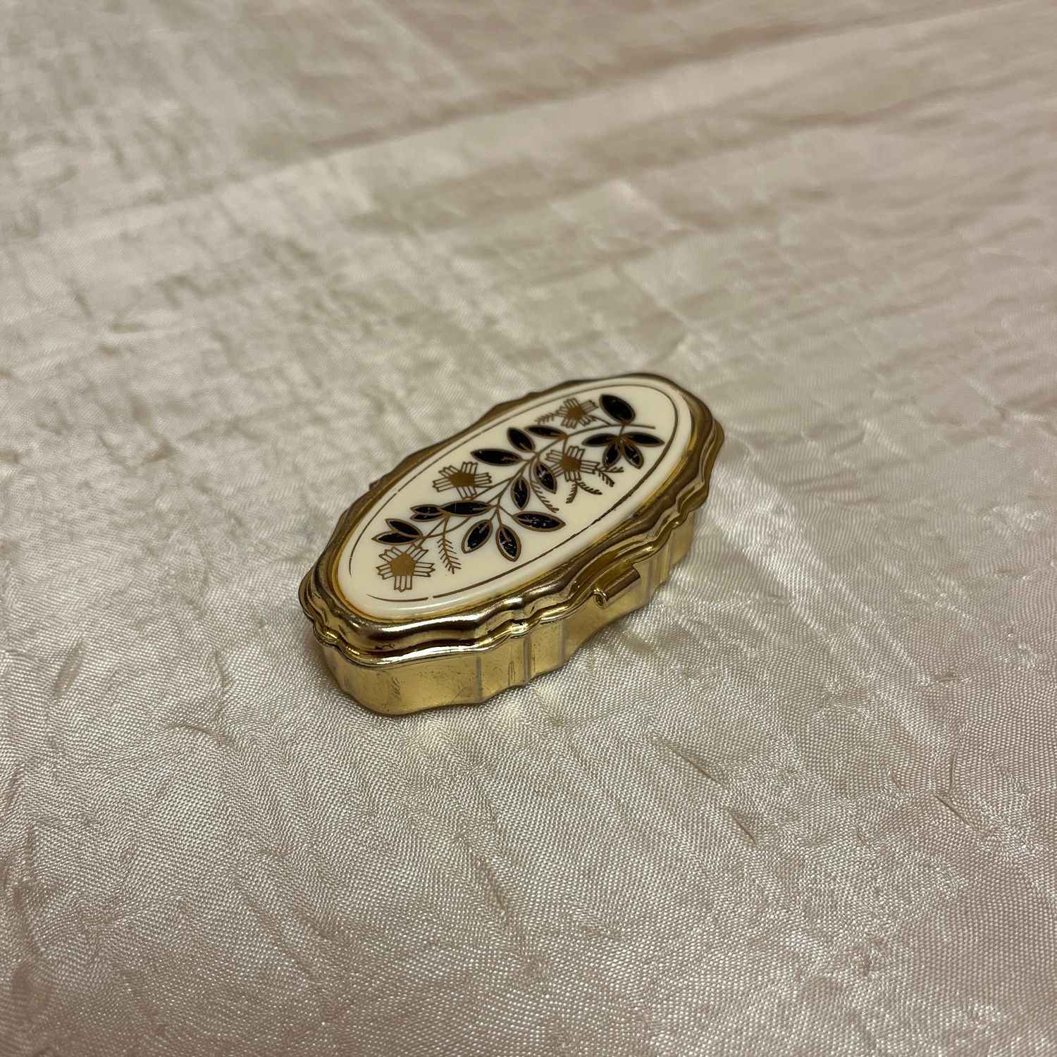 Gold Pill Box