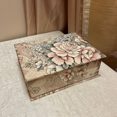 Floral Fabric Jewelry Box
