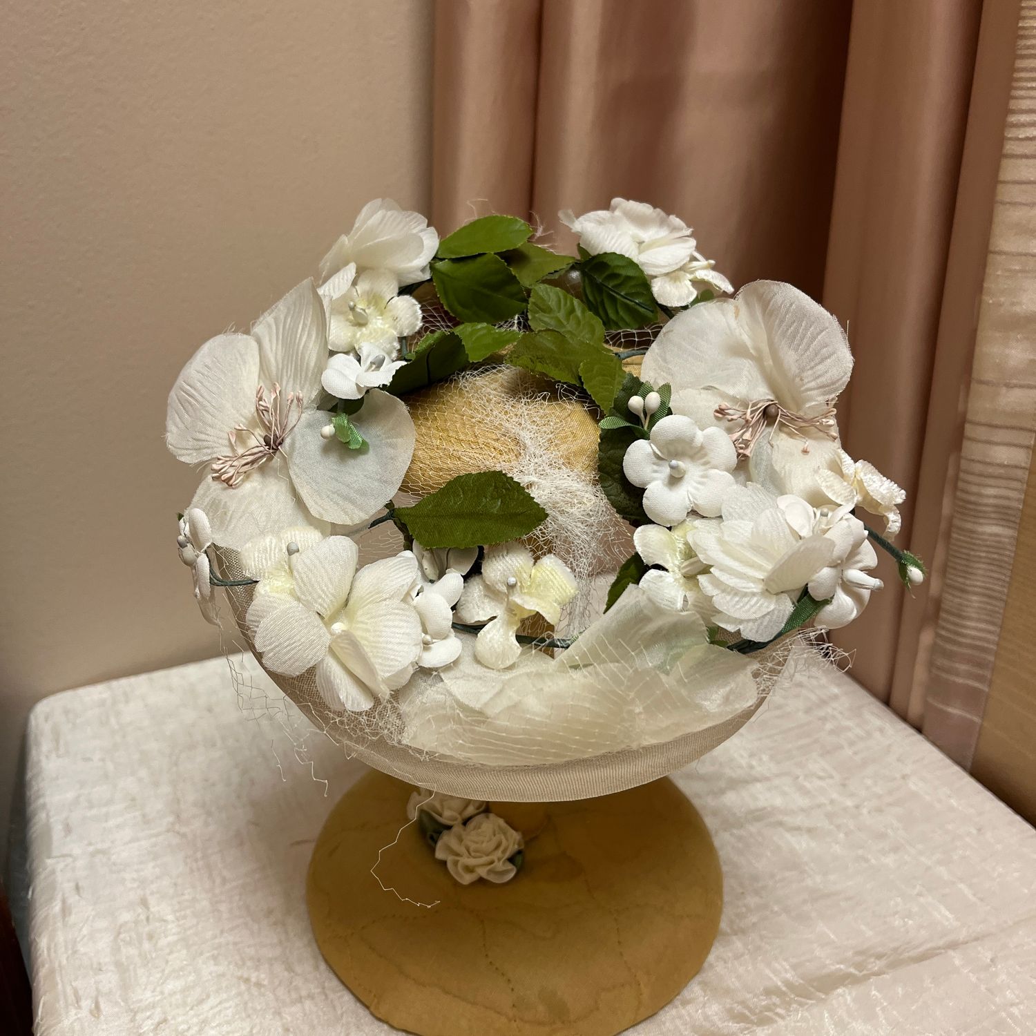 Flower Crown Hat Piece
