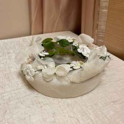 Flower Crown Hat Piece