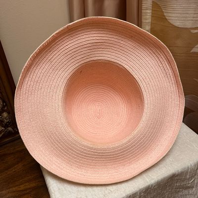 Pink Braided Sun Hat