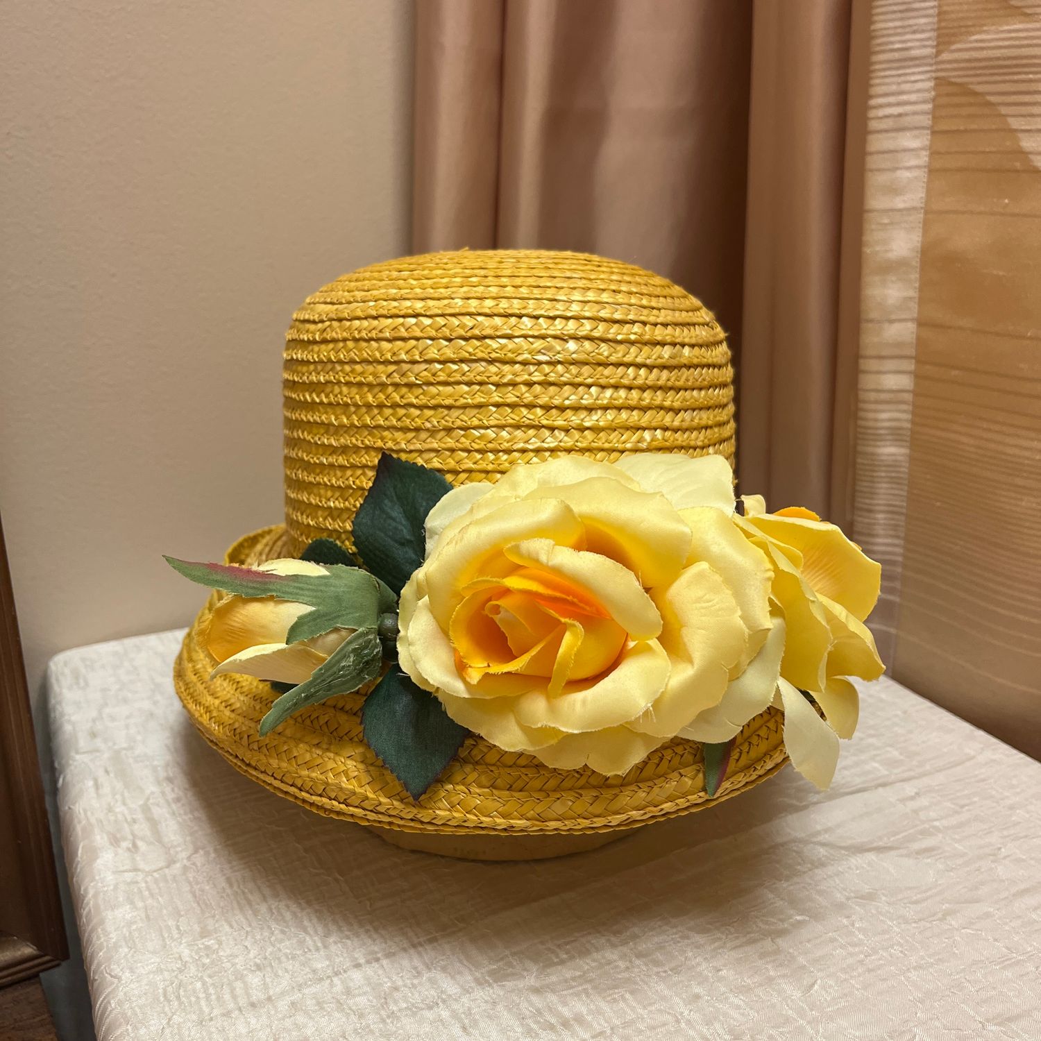 Bold Yellow Flower Hat