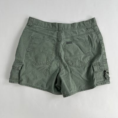 Green Pocket Buckle Shorts