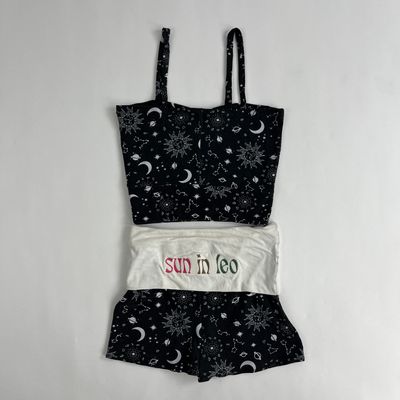 Sun in Leo Shorts Set
