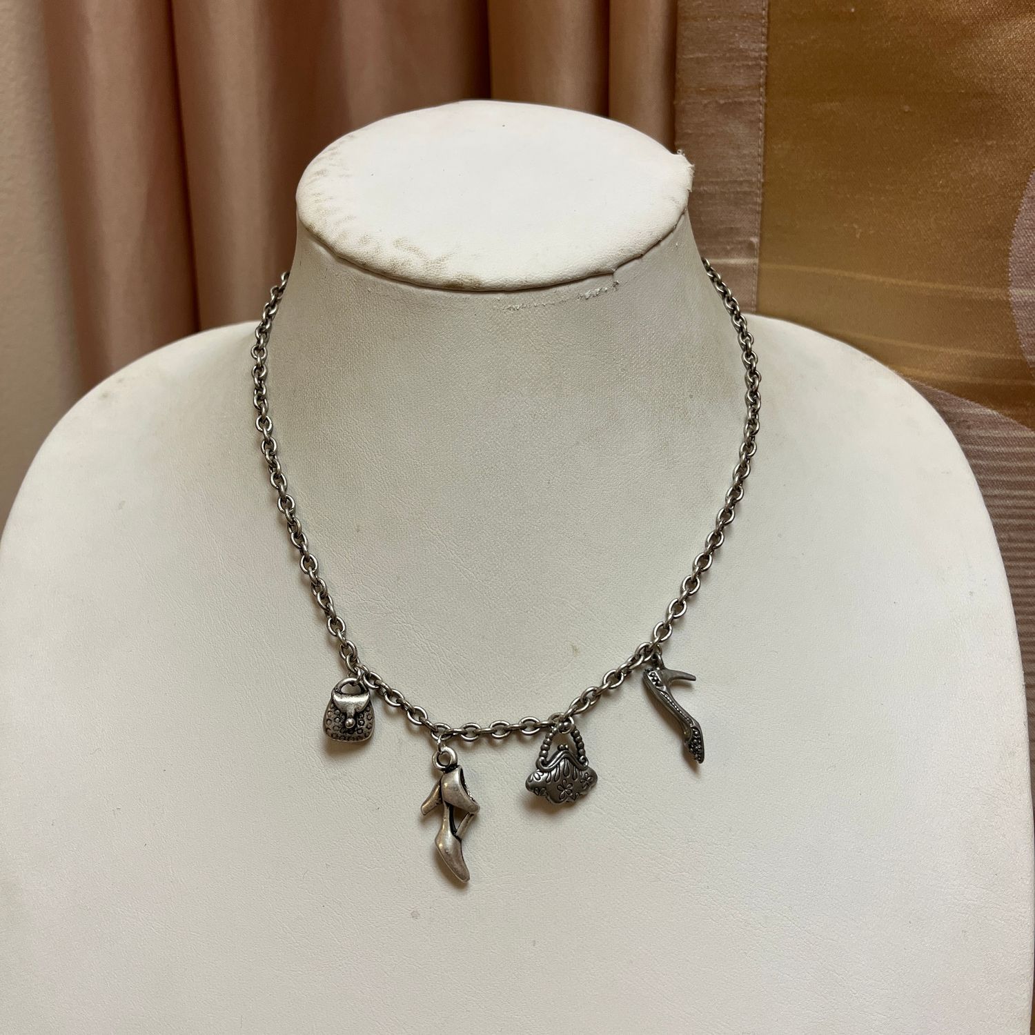 Shoes and Bags Charm Necklace