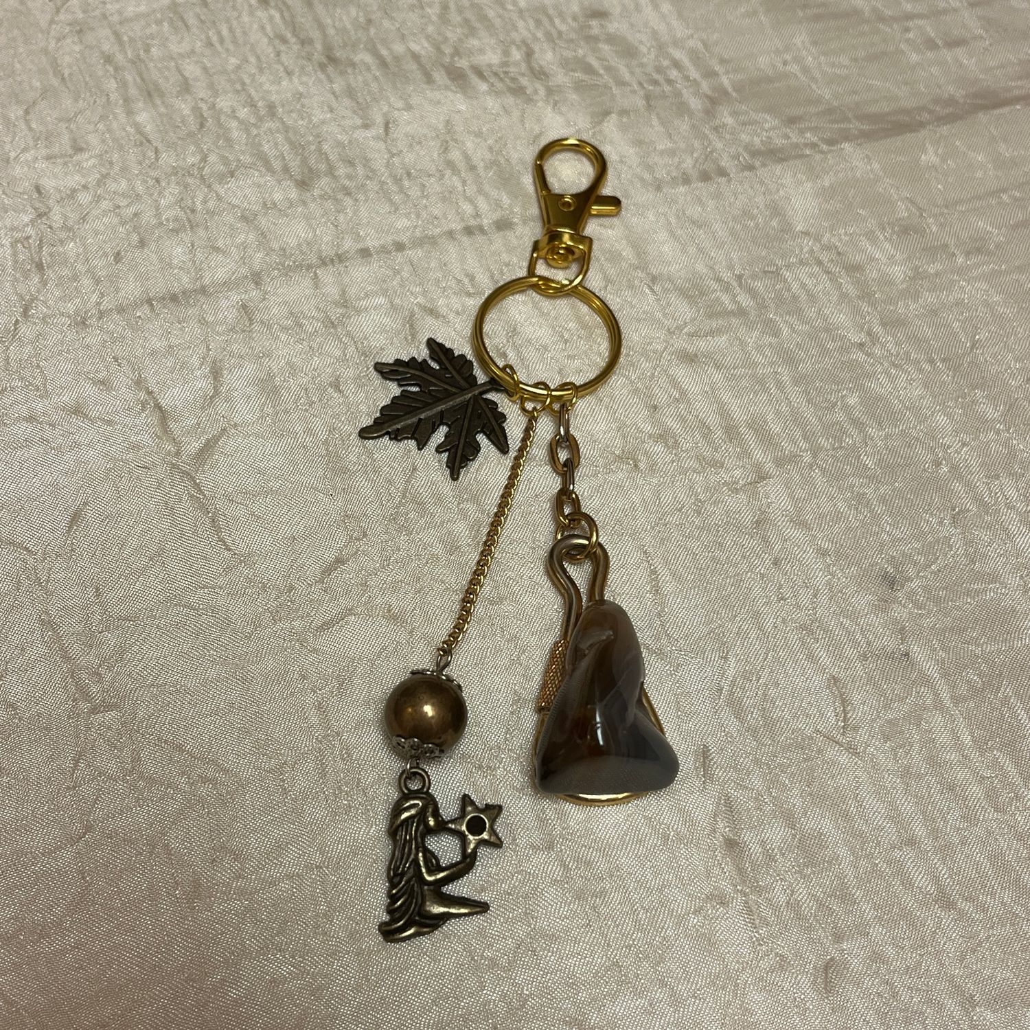 Earthy Virgo Keychain