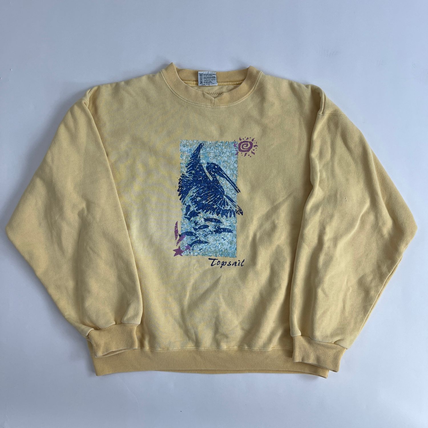 Yellow Topsail Crewneck