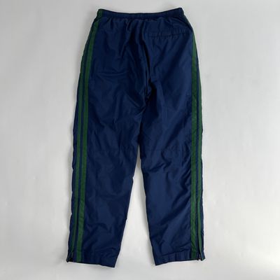 Nike Navy &amp; green Swishy Pants