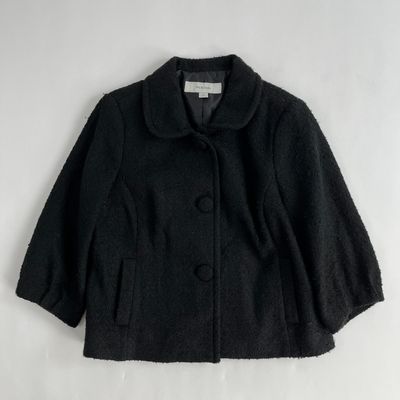 Black Fall Button Jacket