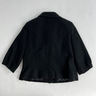 Black Fall Button Jacket