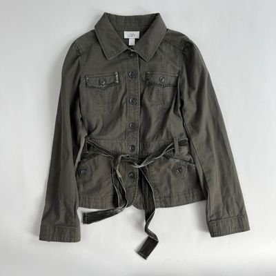 Green Belted Blazer