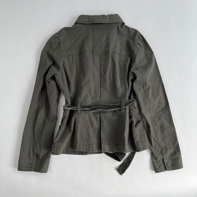 Green Belted Blazer