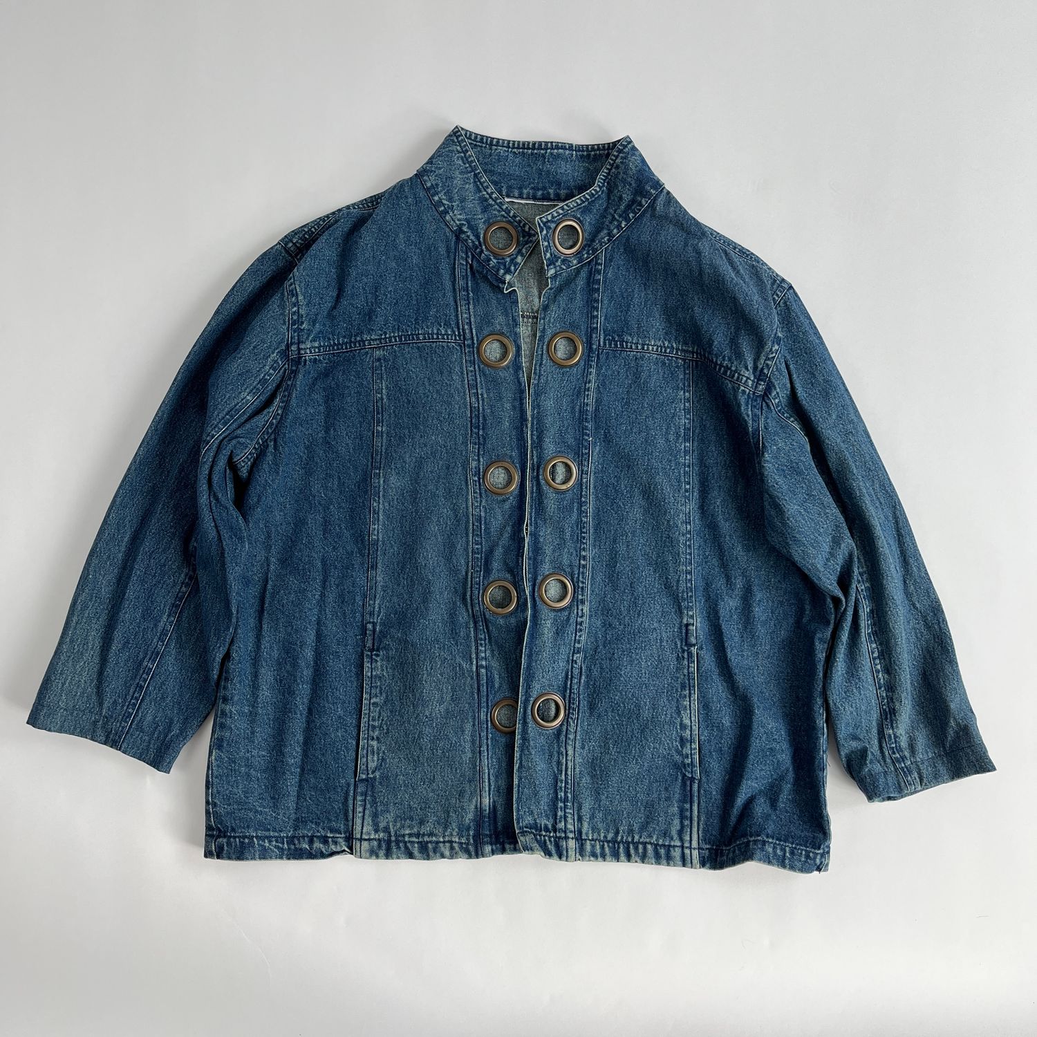 Grommet Denim Jacket