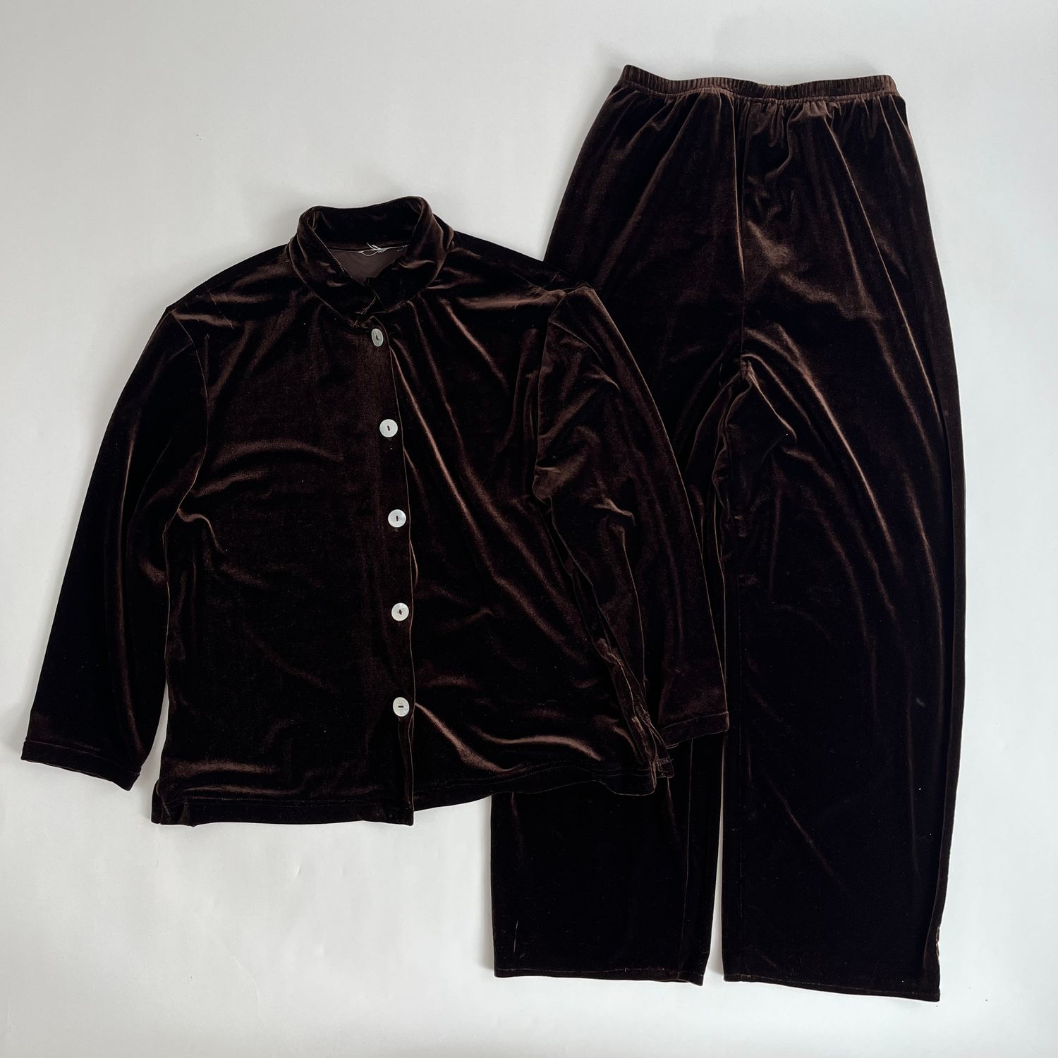 Brown Velvet Set