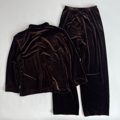Brown Velvet Set