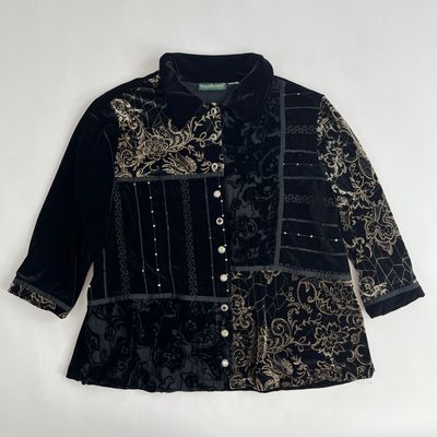 Vintage Sparkle Button Down