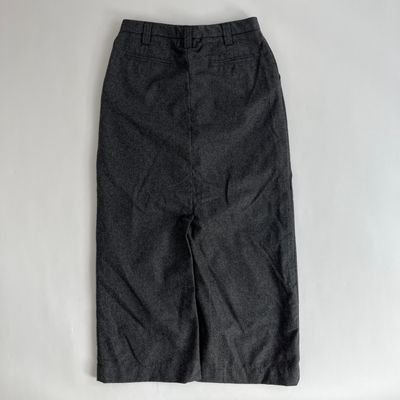Grey Wool Skirt