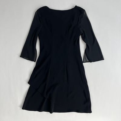 Black Cowl Neck Dress