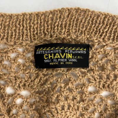 Brown Scallop Sweater