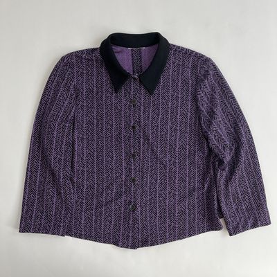 Purple Button down