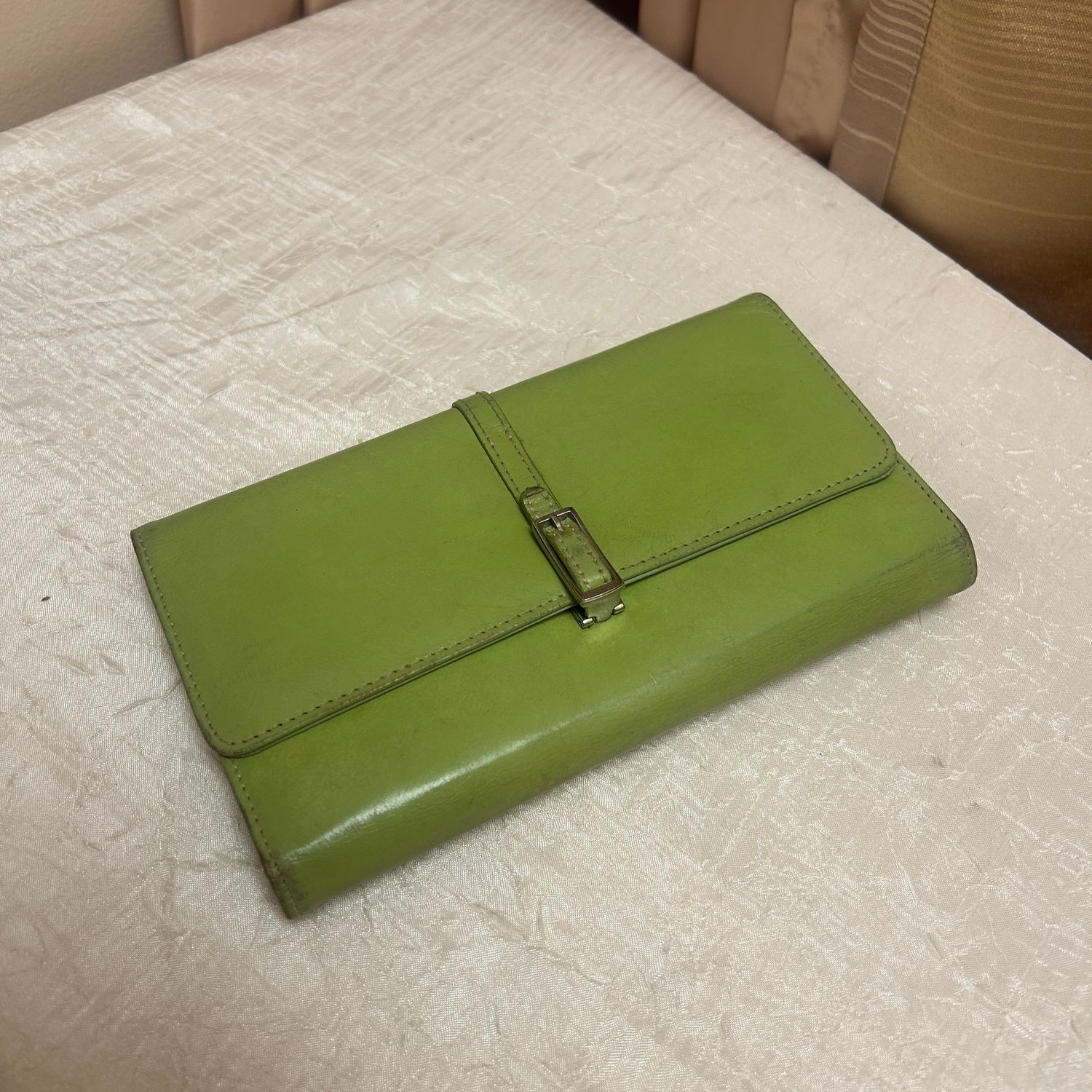 Green Leather Wallet