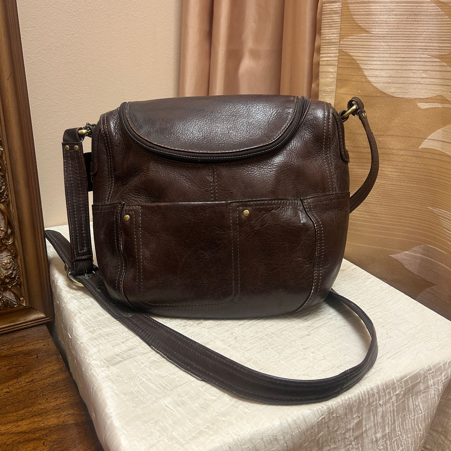 Brown Satchel Bag