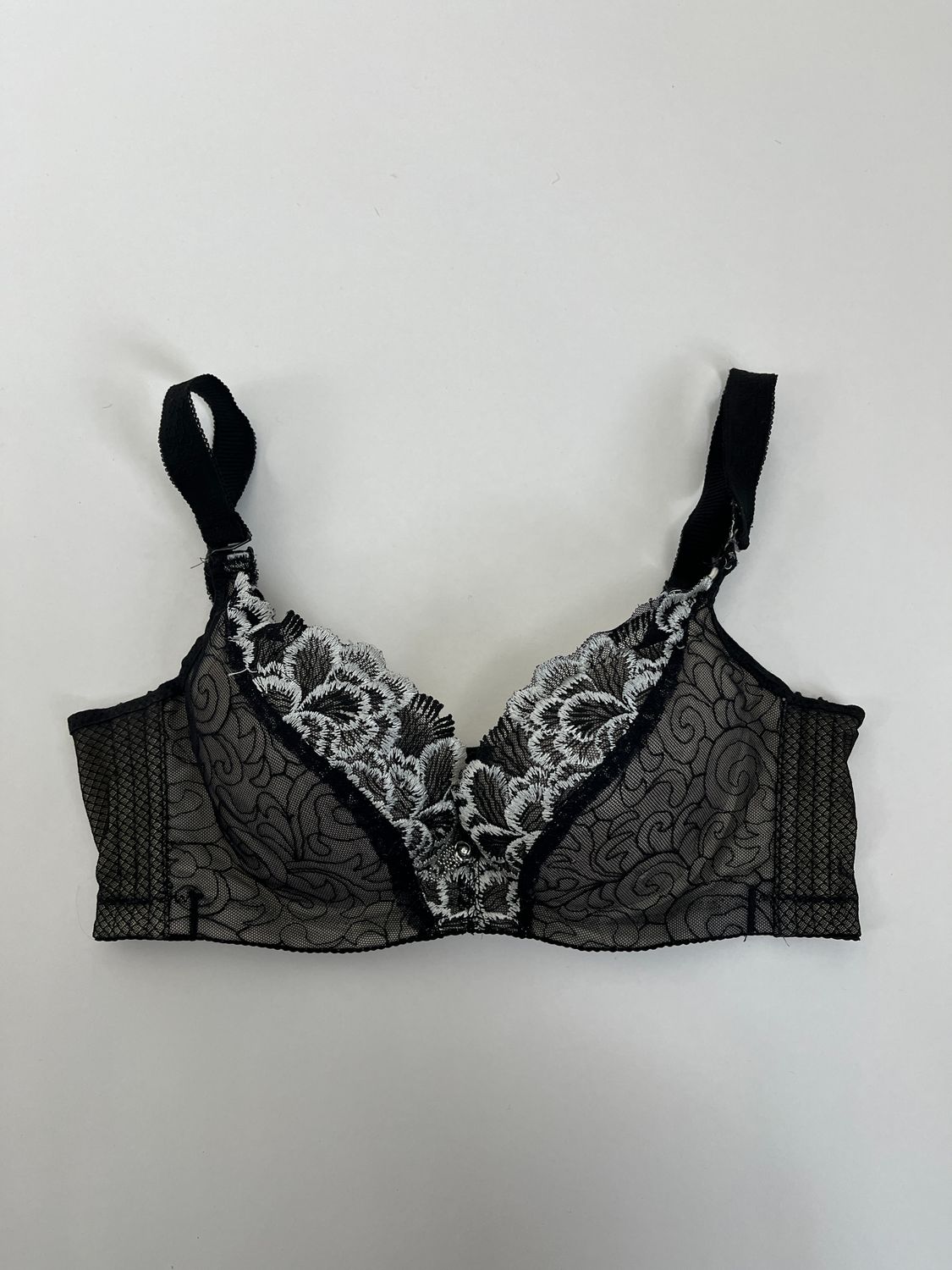 Black Lace Bra