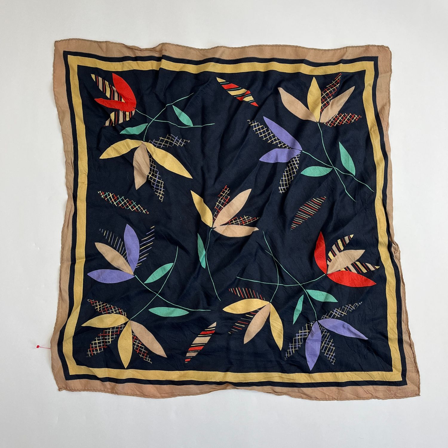deco flower scarf