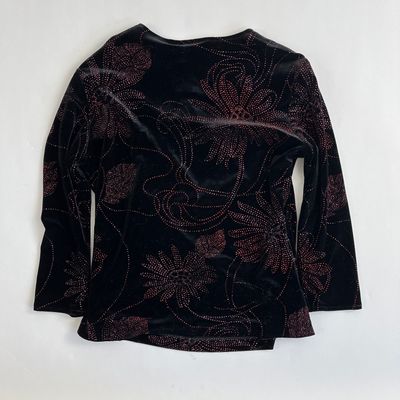 Red Glitter Top